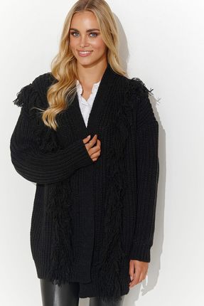 Sweter Kardigan Model S142 Black - Makadamia