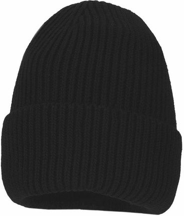 Broel STREET prążkowana czapka beanie czarna rozmiar: 50-52