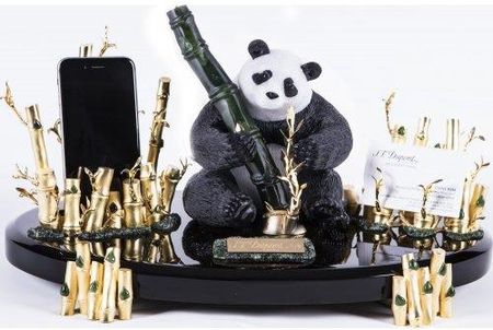 S.T. Dupont - Haute Creation Ultra Exclusive - Panda With Tall Sculpture - Pióro Wieczne