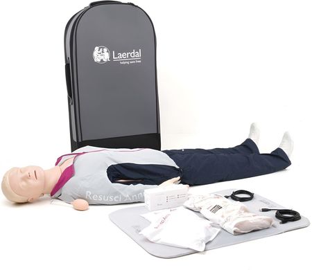 Laerdal Fantom Do Nauki Resuscytacji Resusci Anne Qcpr Full Body With Trolley Bag