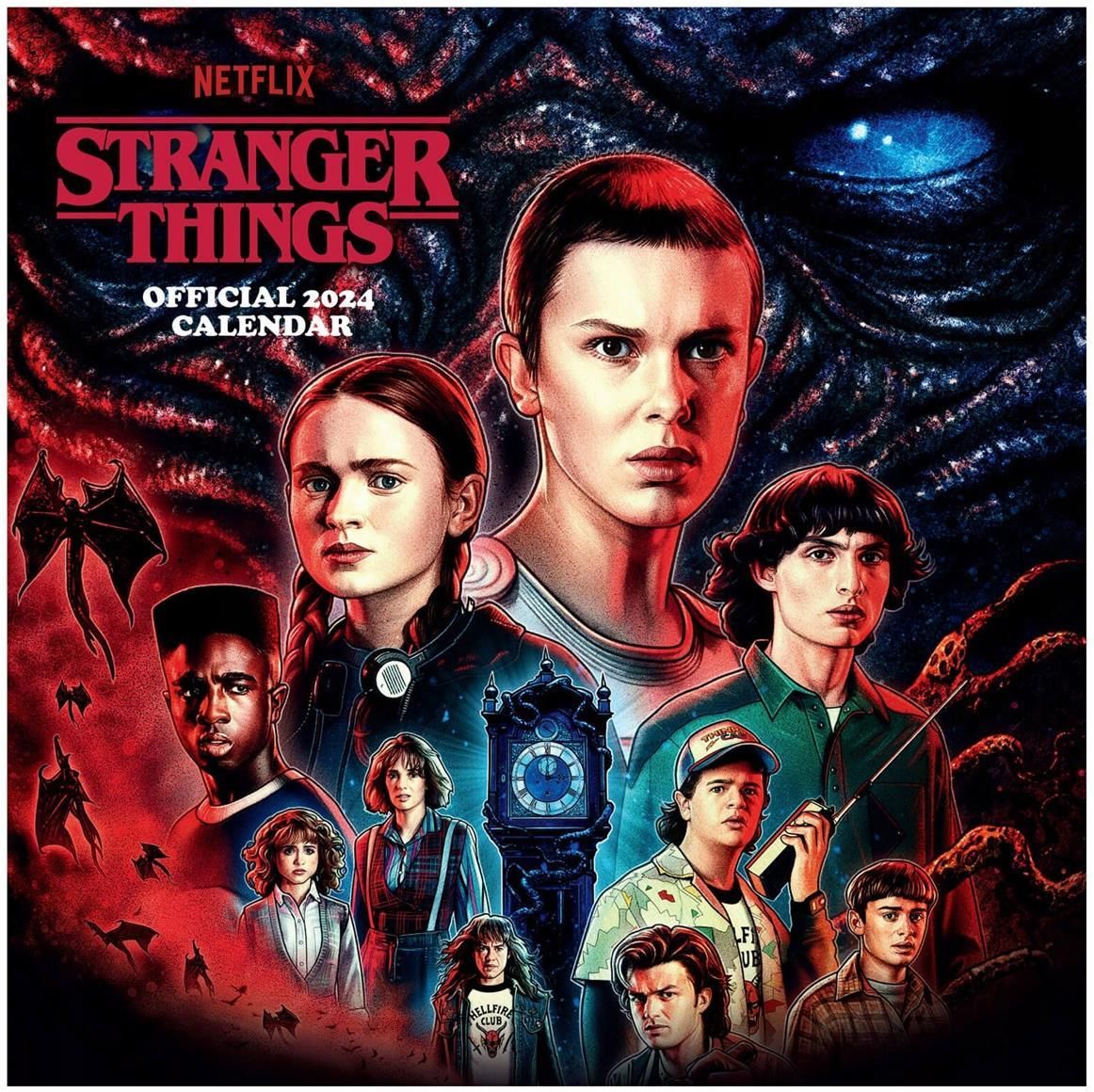 Stranger Things Netflix Offizieller Kalender 2024 Ceny i opinie