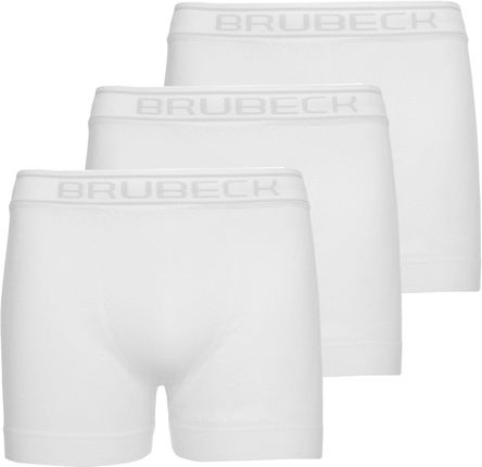Zestaw Bokserek Męskich Bawełnianych Classic Brubeck Comfort Cotton Bx00501A Biały 3 Pary
