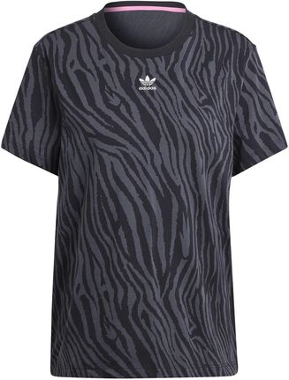 Koszulka damska adidas AOP ANIMAL ZEBRA czarna II5869