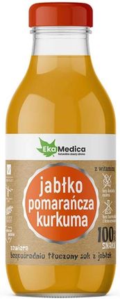 EkaMedica Jabłko pomarańcza kurkuma Sok, 300ml