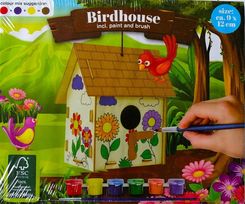 Zdjęcie Sonem Drewniany Model 3D Do Malowania Domek Dla Ptaków Brązowy - Kraków