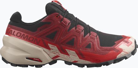 Salomon Męskie Speedcross 6 Gtx Black Red Dahlia Poppy Red