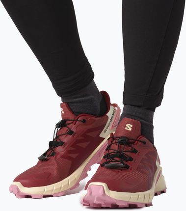 Salomon Damskie Supercross 4 Gtx Cow Hide Syrah Blush - zdjęcie 2