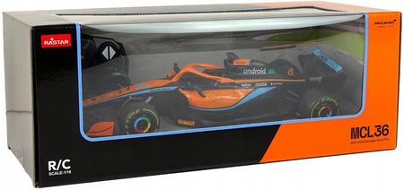 Rastar Auto R/C Wyścigówka Mclaren F1 1:18 Pomarańczowy - Ceny i