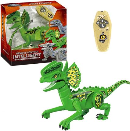 Import Pronice Dinozaur Robot Zdalnie Sterowany Światło Dźwięk Zielony - zdjęcie 3