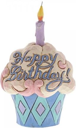 Jim Shore Urodzinowa Babeczka Mufinka Najlepsze Życzenia Mini Birthday Cupcake 4052066 Figurka Ozdoba Świąteczna