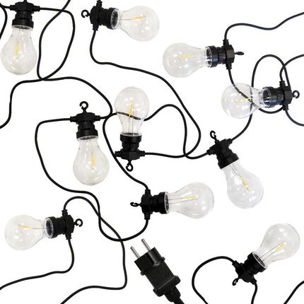 Progarden Girlanda Lampki Żarówki Ogrodowe Zewnętrzne Plastikowe Warm Light 7,5 M