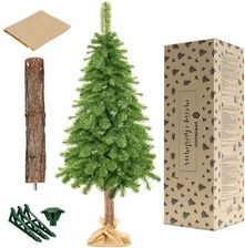 Springos Choinka Na Pniu 220 Cm Sztuczna Sosna Naturalna
