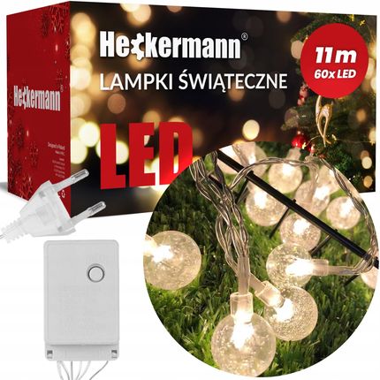 Heckermann Lampki Świąteczne Led 50L 11M Kulki