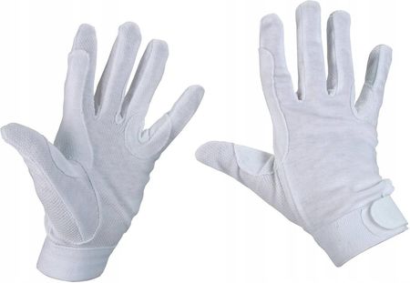 Rękawiczki Baumwolle Jersey Biały M Covalliero