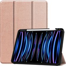 Bizon Etui Case Tab Lizard Do Apple Ipad Pro 11 2022/2021/2020/2018 Różowozłote