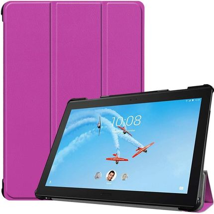 Bizon Etui Case Tab Croc Do Lenovo Yoga Smart Tab 10.1/Lenovo Yoga Tab 5 Fuksja