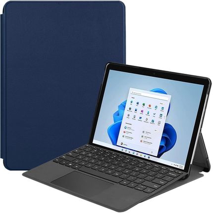 Bizon Etui Case Tab Croc Do Microsoft Surface Pro 8 Granatowe