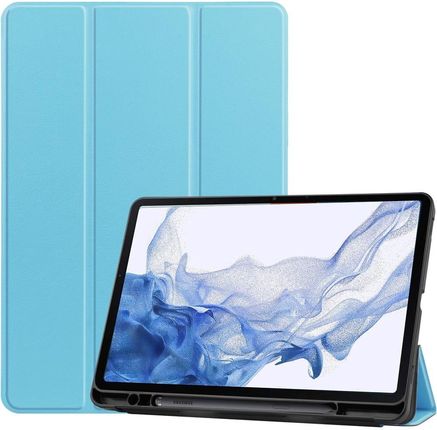 Bizon Etui Case Tab Lizard Do Samsung Galaxy Tab S8/S7 Błękitne