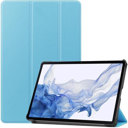 Bizon Etui Case Tab Croc Do Samsung Galaxy Tab S8/S7 Błękitne