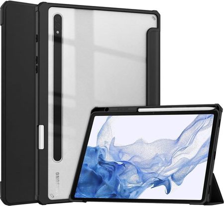 Bizon Etui Case Tab Clear Matt Do Samsung Galaxy Tab S8/S7 Czarne