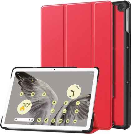 Bizon Etui Case Tab Croc Do Google Pixel Tablet Czerwone