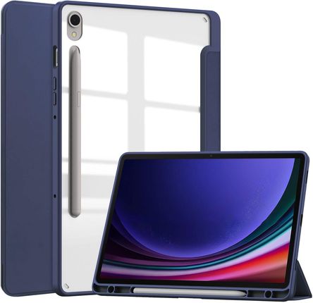 Bizon Etui Case Tab Clear Matt Do Samsung Galaxy Tab S9 Granatowe