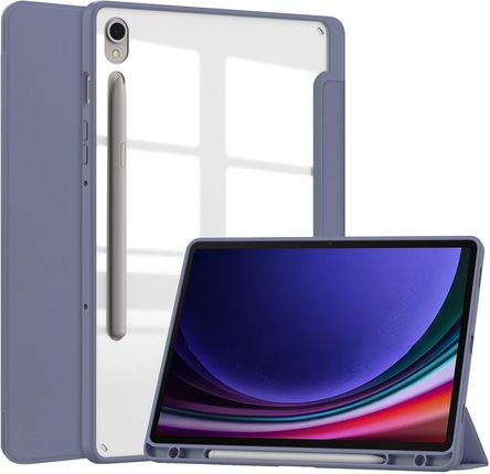 Bizon Etui Case Tab Clear Matt Do Samsung Galaxy Tab S9 Lawendowe