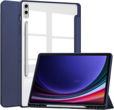 Bizon Etui Case Tab Clear Matt Do Samsung Galaxy Tab S9 Plus Granatowe