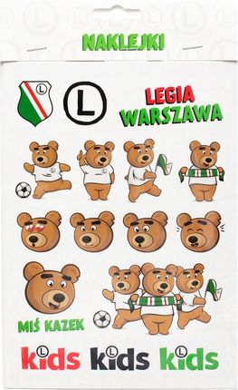Legia Warszawa Naklejki Wlepki Vlepki 16szt. Kazek