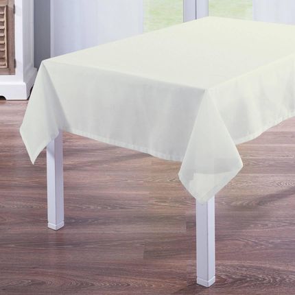 Dekoria Obrus Prostokątny Prześwitująca Ecru Romantica 130X210 Cm