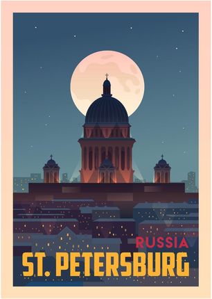 Mpink Plakat Miasta Petersburg 24X30 Cm