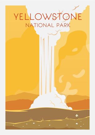 Mpink Plakat Miasta Yellowstone 50X70 Cm