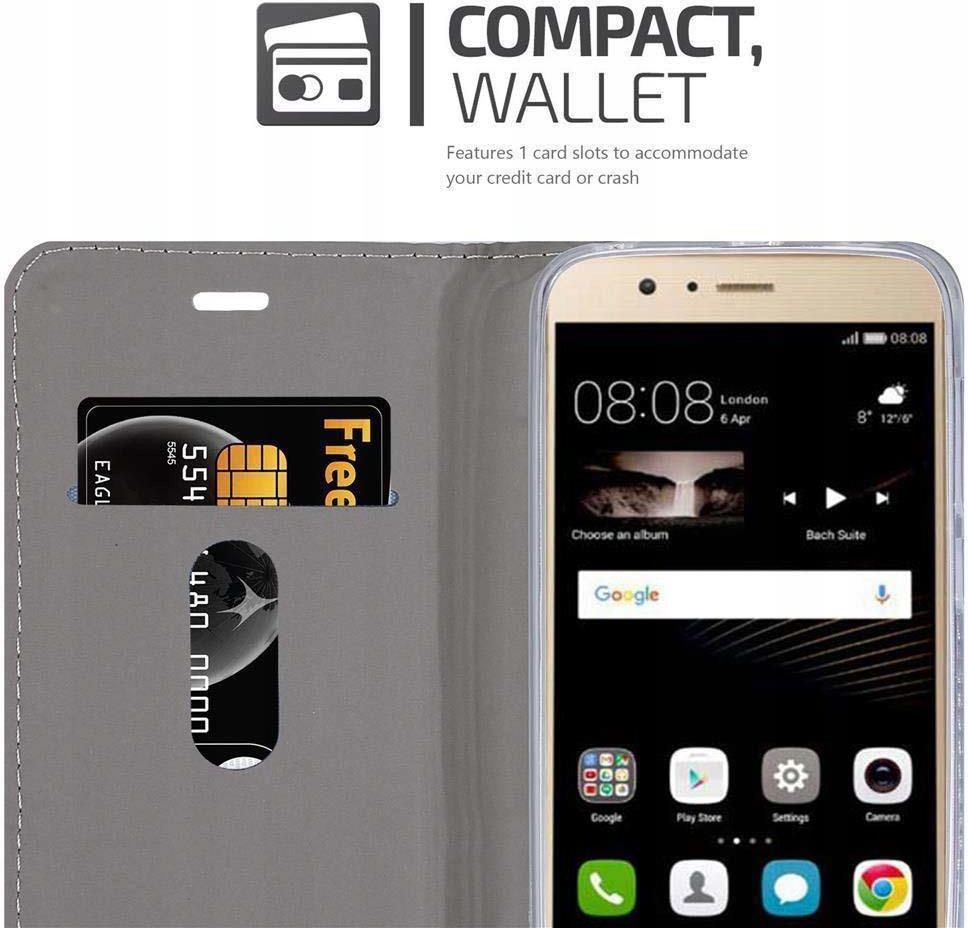 Cadorabo Cover Per Huawei P8 - Custodia Morbida Candy In Silicone TPU - Sottile E Antiurto - Colore Nero