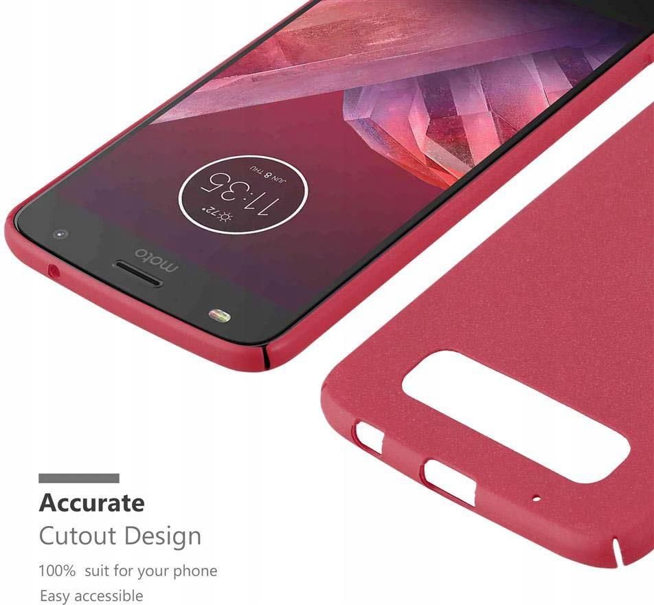 Custodia Portafoglio Cadorabo Per Moto Z2 Play | Argento Classy Con Vani Carte E Chiusura Magnetica, Funzione Stand