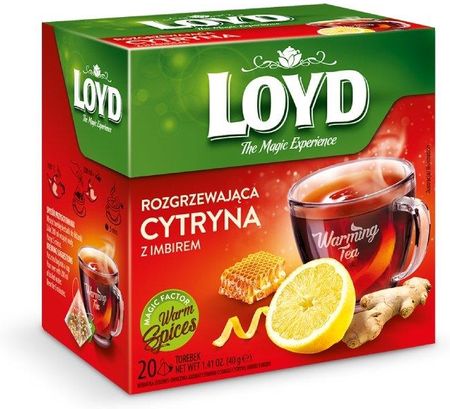 Loyd Tea Herbata Rozgrzewająca Cytryna Z Imbirem 20X2g
