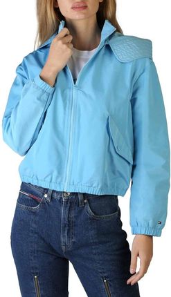 Markowa kurtka Tommy Hilfiger model WW0WW24599 kolor Niebieski. Odzież damska. Sezon: Cały rok