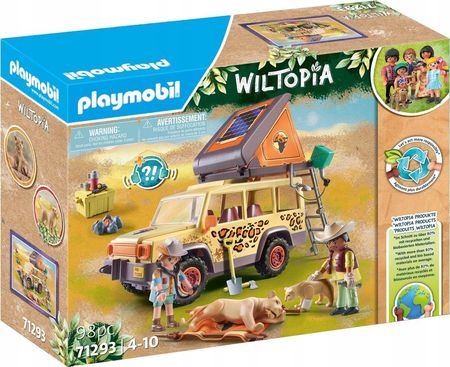 Playmobil 71293 Wiltopia Z Autem Terenowym I Lwami