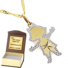Intergold Złota zawieszka Próby 585 gr. 0.95