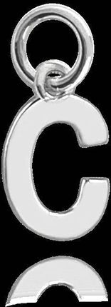Minet Srebrny wisiorek mała litera „C”