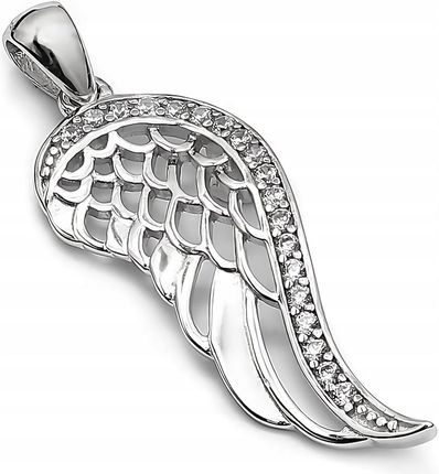 Mo-Biżuteria Zawieszka, kolczyki srebrne skrzydła anioła