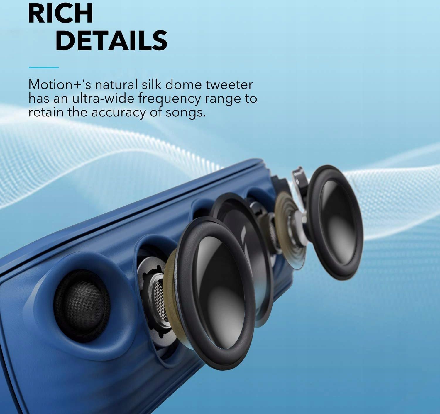 Anker Soundcore Motion Niebieski - Opinie i ceny na Ceneo.pl