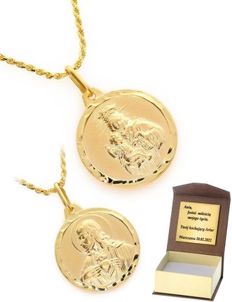 Intergold Złoty medalik Szkaplerz P 585 gr. 2.54