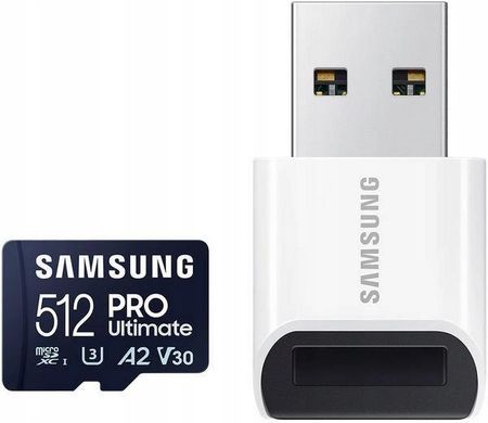 Samsung microSDXC PRO Ultimate 2023 512GB + czytnik (MB-MY512SB/WW)
