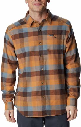 Koszula z długim rękawem męski Cornell Woods Flannel Long Sleeve Shirt - brąz