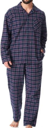 Flanelowa piżama męska KEY MNS 414 B23 3XL-4XL (4XL)