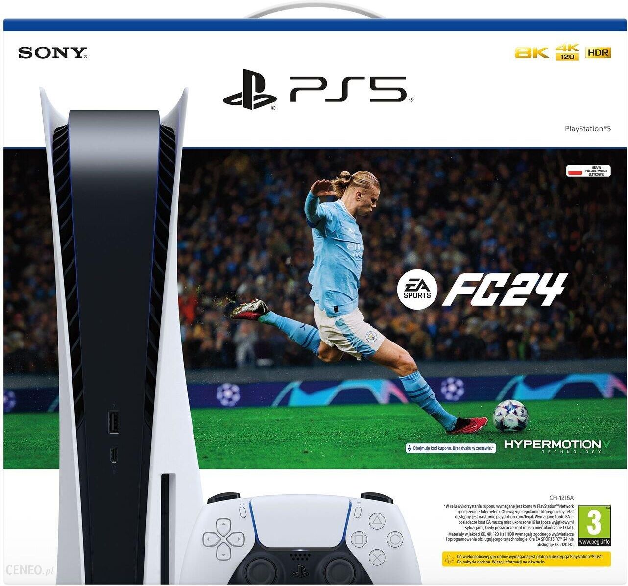 Sony PlayStation 5 + EA Sports FC 24 - Ceny i opinie 