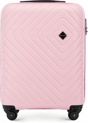 Wittchen walizka kabinowa z ABS-u różowa