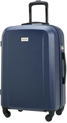 Średnia walizka PUCCINI Manchester ABS022B-7A niebieska