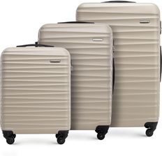 Zdjęcie Zestaw walizek z ABS-u z żebrowaniem - Sochaczew