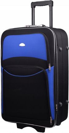 Duża walizka Pellucci Rgl 773 L Czarno Niebieska